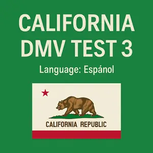CA DMV Instruction Permit Practice Test in Spanish