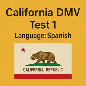 CA DMV Practice Test in Spanish