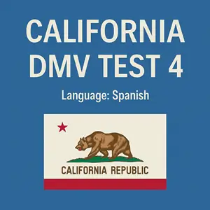 CA DMV Sample Test Questions in Spanish
