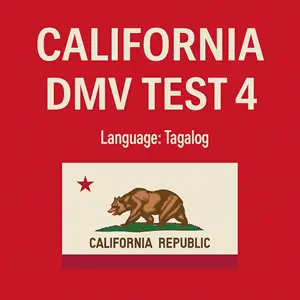 CA DMV Sample Test Questions in Tagalog